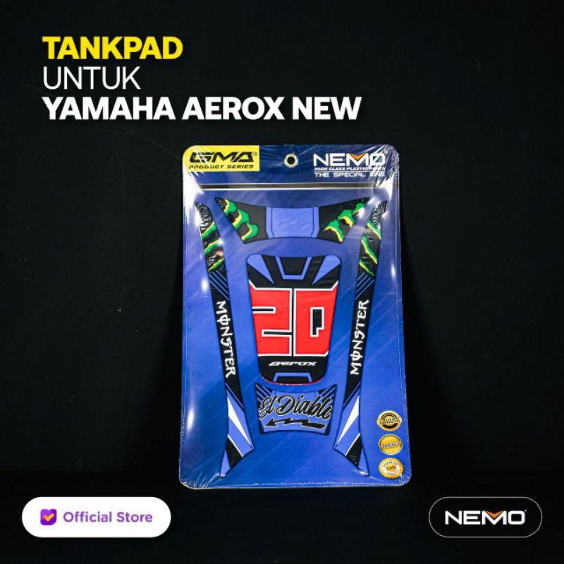 Jual Tankpad Erox New Karet Pelindung Body Tankpad Aerox New Shopee Indonesia