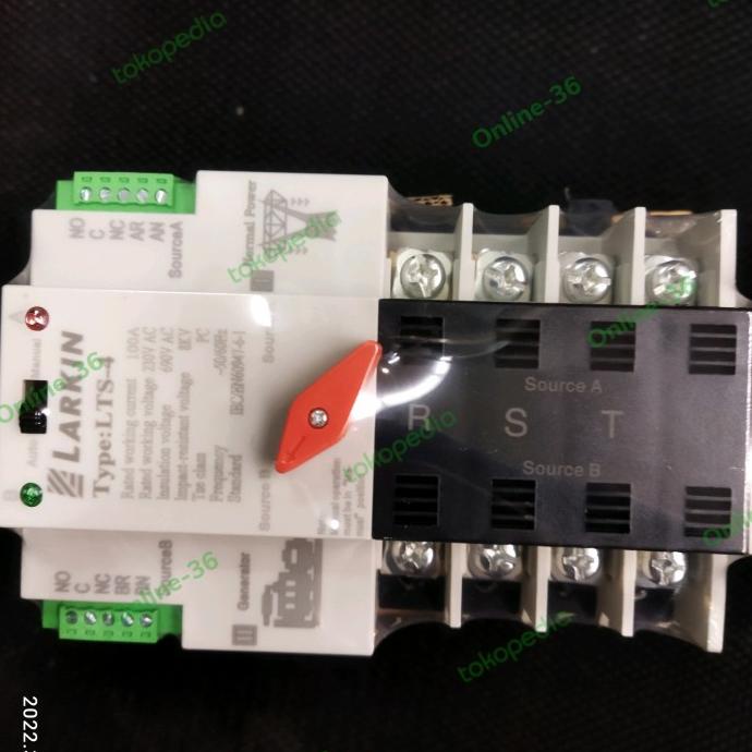 Jual Automatic Transfer Switch/Ats 100A 4Pole Larkin Lts-4P | Shopee ...