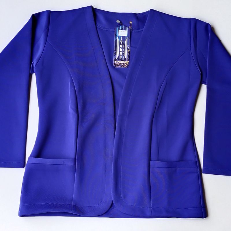 Jual Nabila Blazer Scuba Premium Halus Tebal Lembut Blazer Wanita Shopee Indonesia