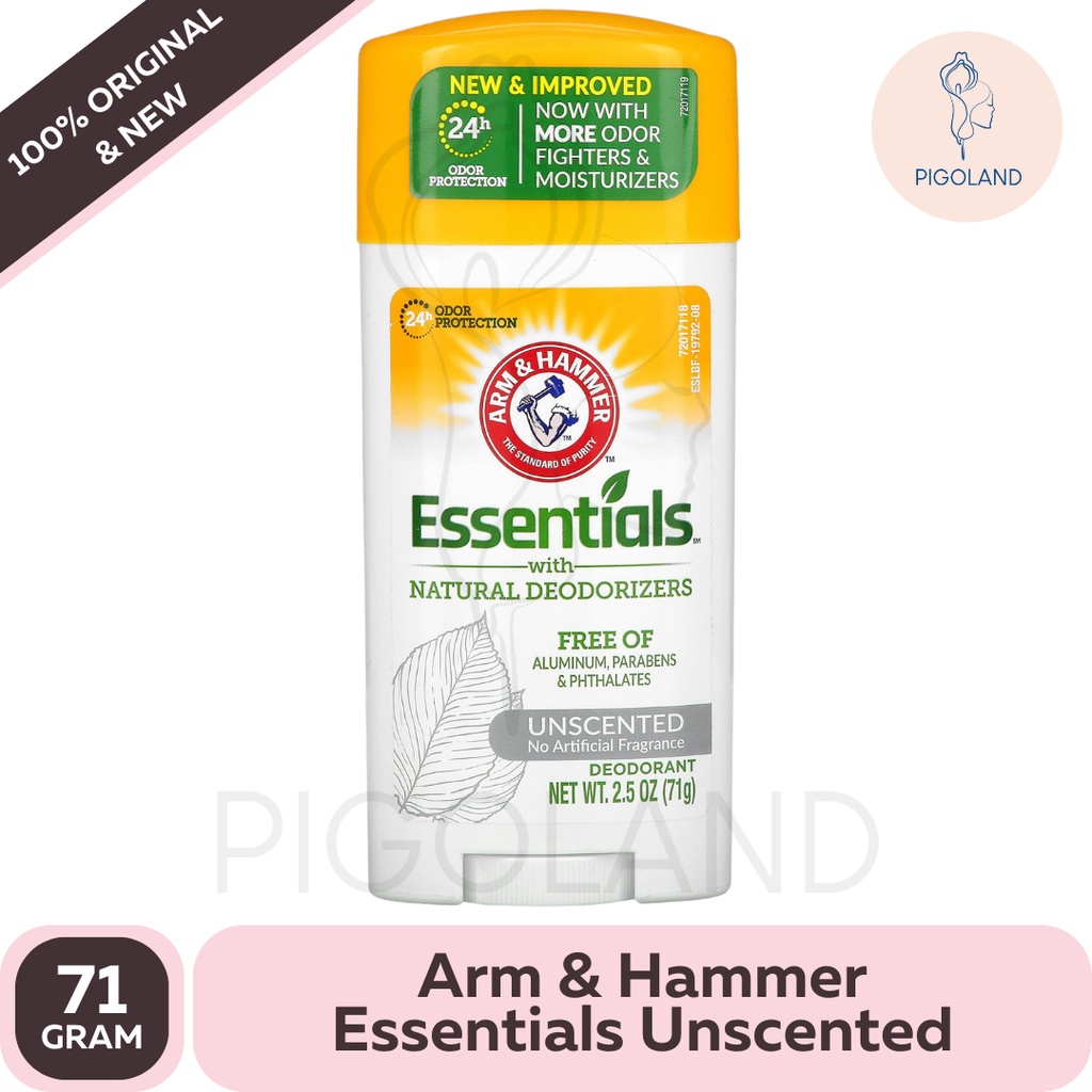 Jual Arm and Hammer Essentials Deodorant Unscented Stick Badan Deodoran