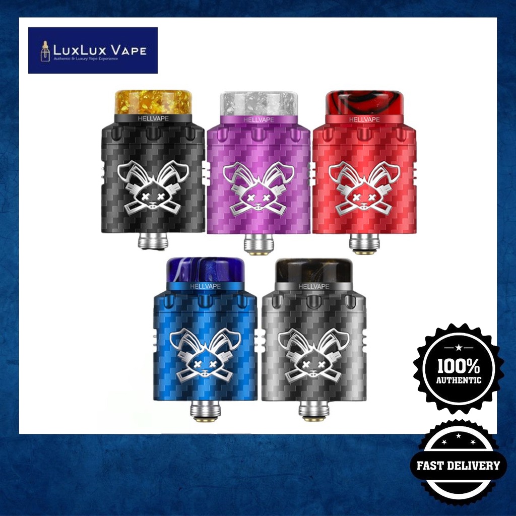 Jual DEAD RABBIT V3 RDA DUAL COIL 24mm AUTHENTIC by HELLVAPE | Shopee ...