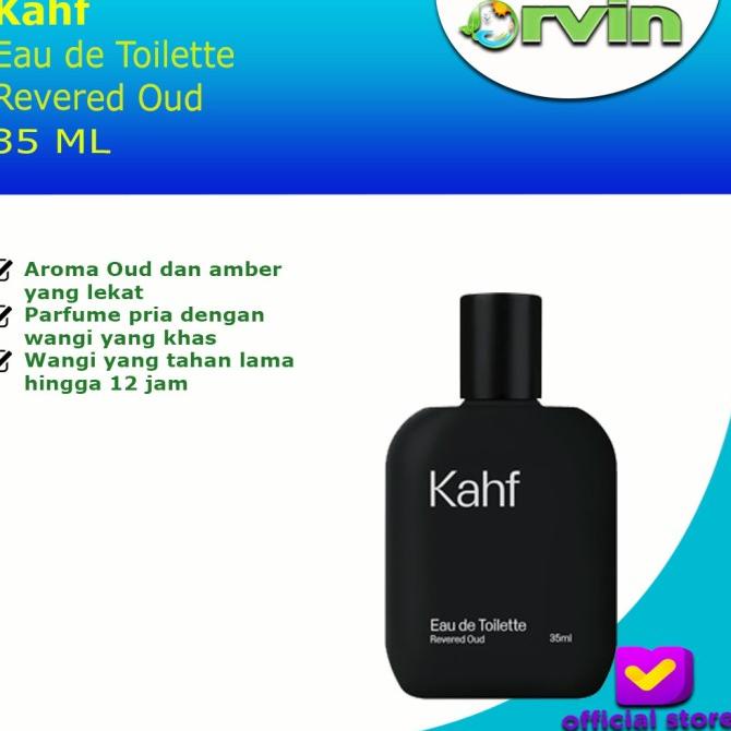 Jual Kahf Revered Oud Eau De Toilette 35ml Minyak Wangi Parfum Pria