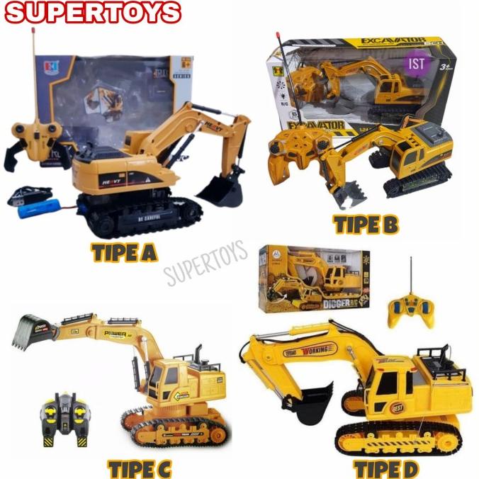 Jual Rc Excavator Remot Remote Control Eksavator Mainan Exavator
