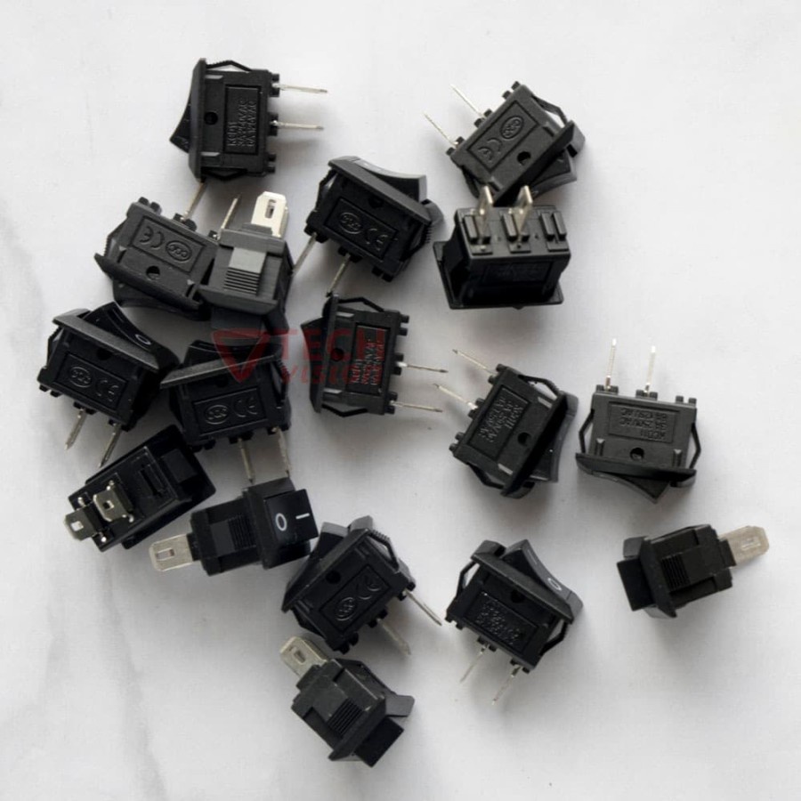 Jual Rocker Switch Kecil Mini 2 Pin Kaki Saklar Karaoke Segi On Off ...