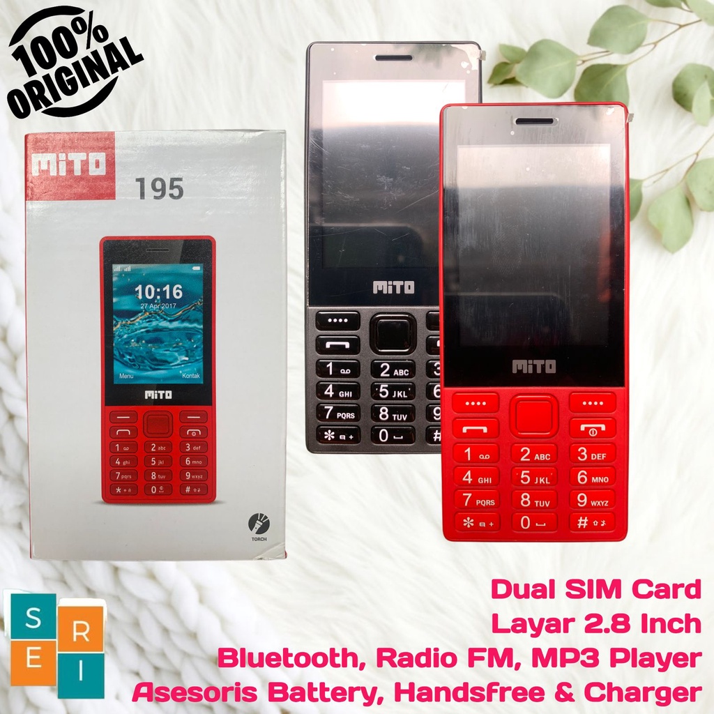 Jual HP MITO 195 Layar 2.8 INCH Promo Murah Cuci Gudang (BUKAN ...