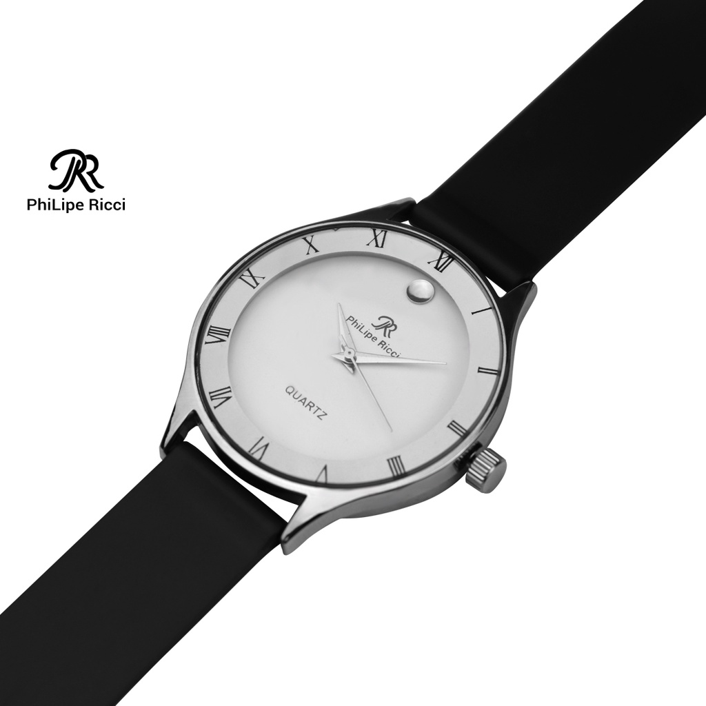 Jual PhiLipe Ricci Jam Tangan Pria Karet Analog Quartz Terbaru Bulat ...