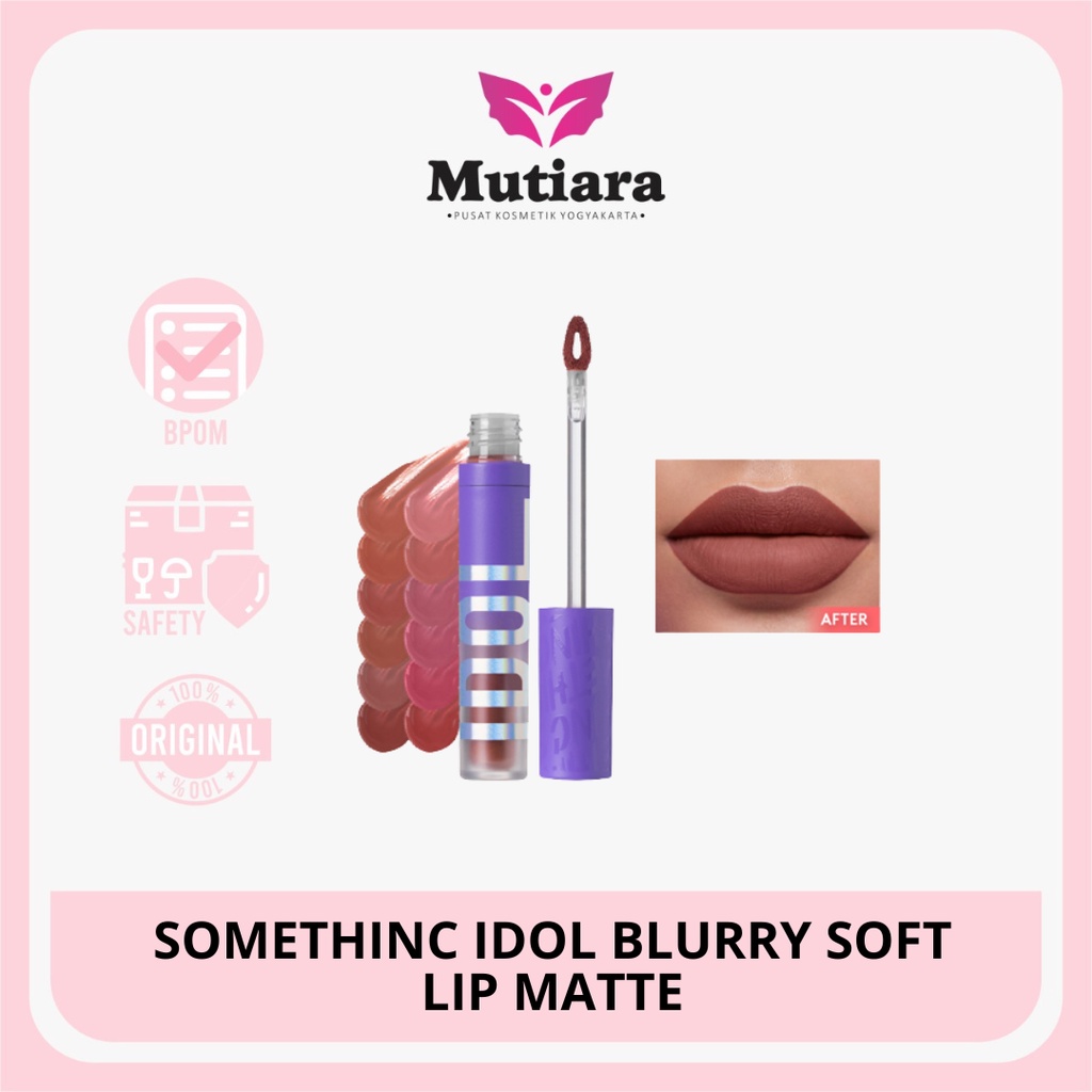 Jual Somethinc Idol Blurry Soft Lip Matte Shopee Indonesia