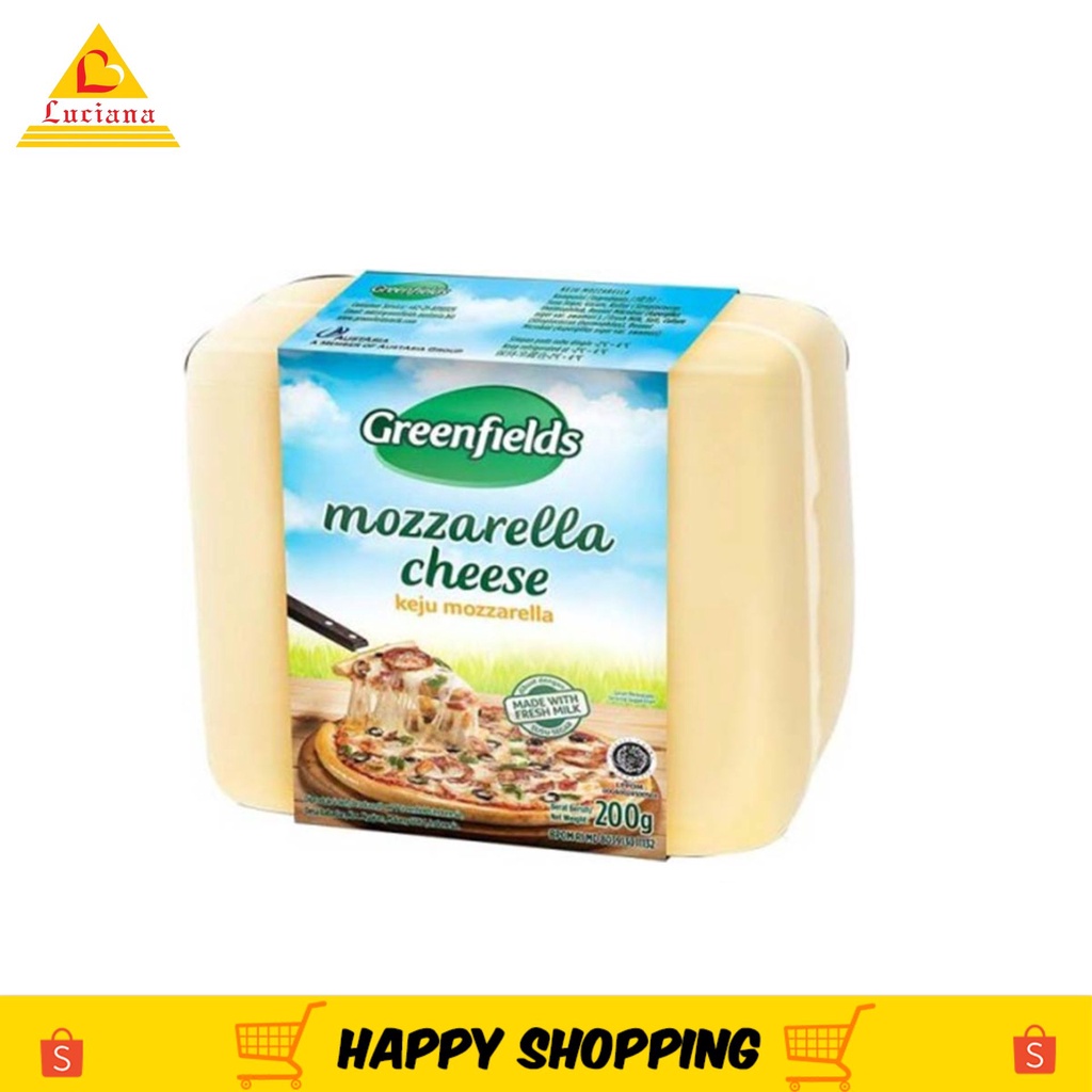 Jual KEJU MOZARELLA 1KG DAN 200GR GREENFIELDS Shopee Indonesia