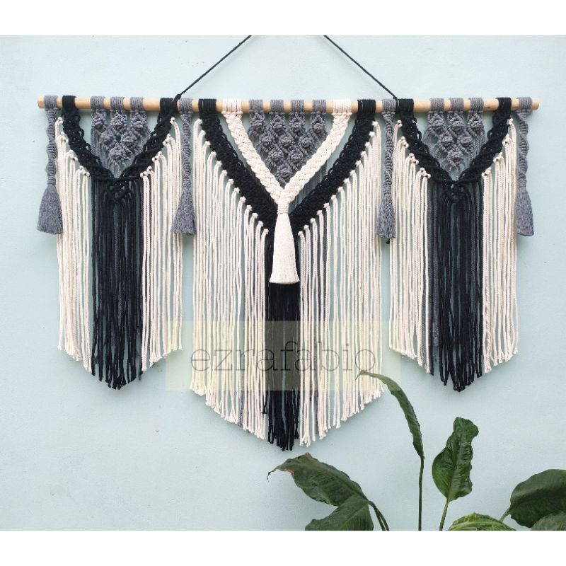 Jual Macrame Wall Hanging Dekorasi Dinding Wall Deco 100x70cm | Shopee ...