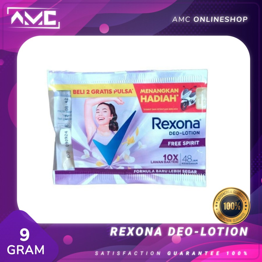 Jual SACHET Rexona DeoLotion / Deodorant Wanita 9 gr Shopee Indonesia