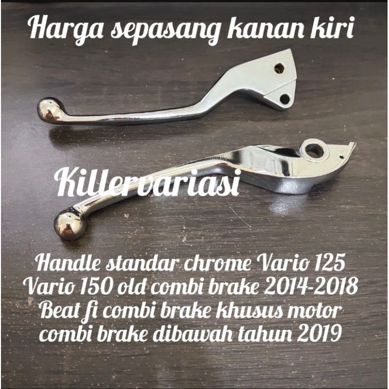 Jual Handle Rem Model Standar Chrome Vario Vario Beat Cbs Shopee Indonesia