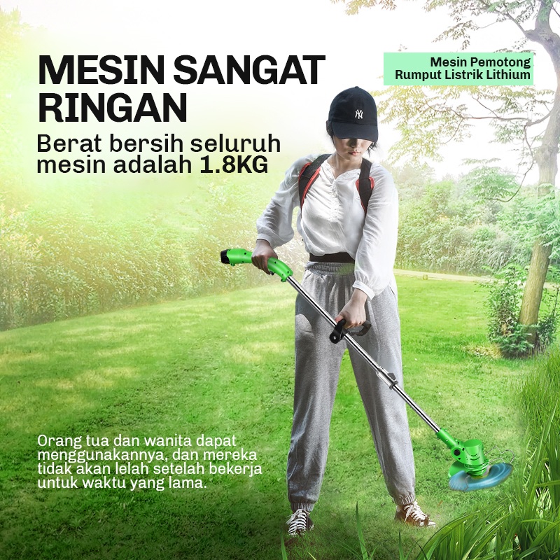Jual Mesin potong rumput baterai Mesin pemotong rumput Mesin potong