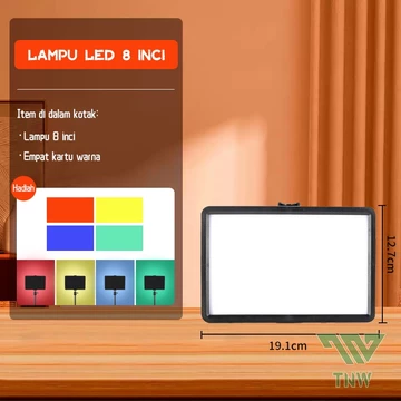 TNW Lampu Foto Lampu LED Video Light Fill Light Tripod Ring Light Lampu Fotografi Live Vlogging