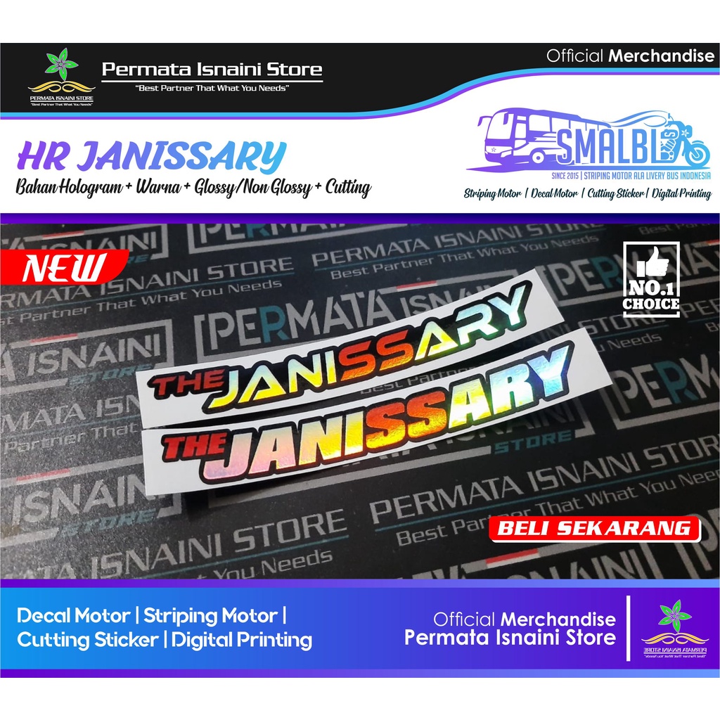 Jual Sticker Hologram Julukan Po Haryanto The Janissary Hr By Pis