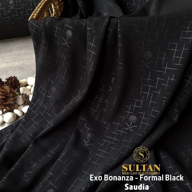 Jual Kain Abaya Sultan Exo Bonanza Emboss SAUDIA | Shopee Indonesia