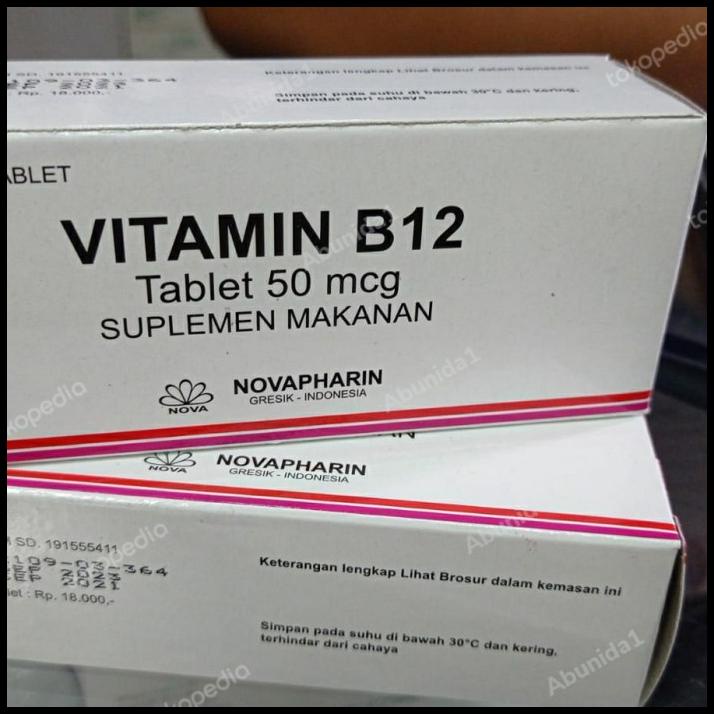 Jual Vitamin B 12 50 Mcg Box 100 Tablet | Shopee Indonesia