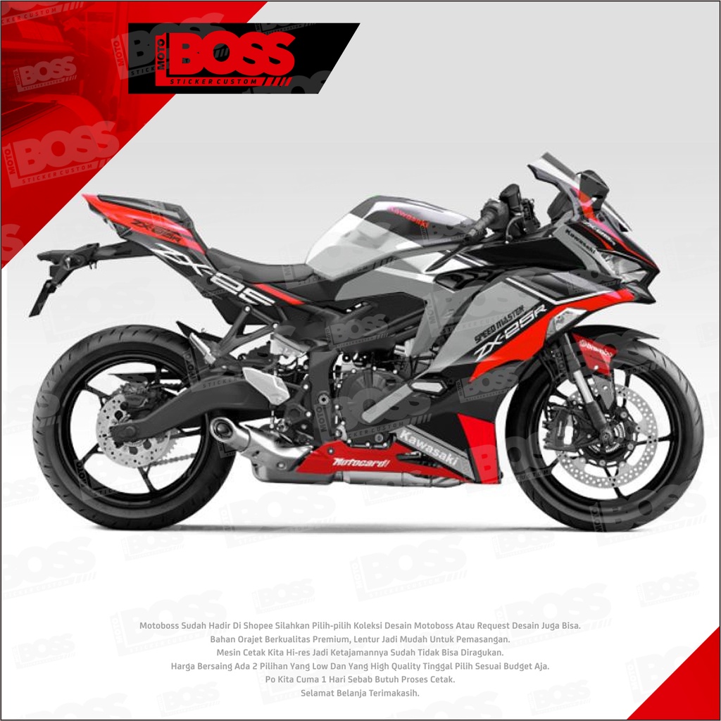 Jual Sticker Decal Full Body Ninja Zx R Stiker Decal Zx R Kode