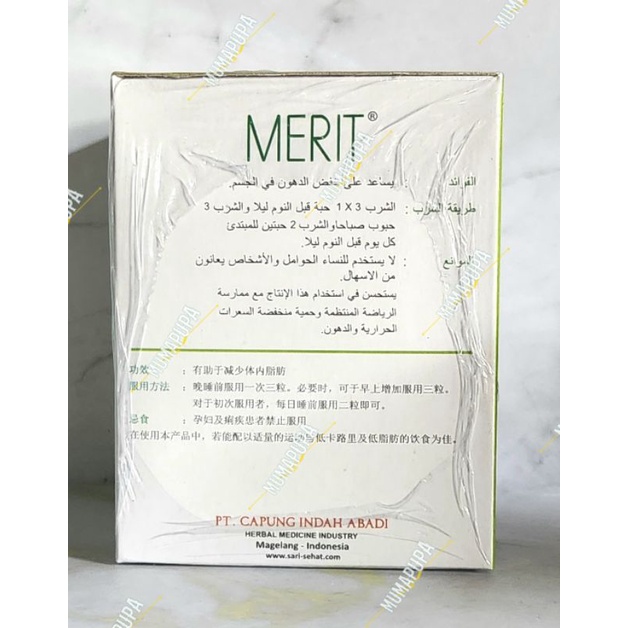 Jual Merit natural body slimming pelangsing tubuh alami | Shopee Indonesia