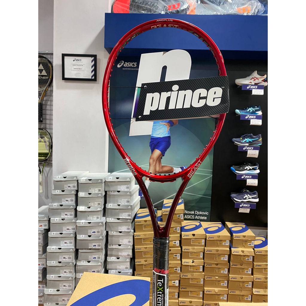 Jual Raket Tenis Prince Beast 100 [300 Gram / 100 inc] | Shopee Indonesia