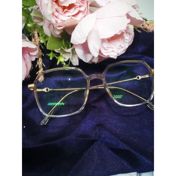 Jual Frame / Kacamata kotak (mata normal hingga -4.00) | Shopee Indonesia