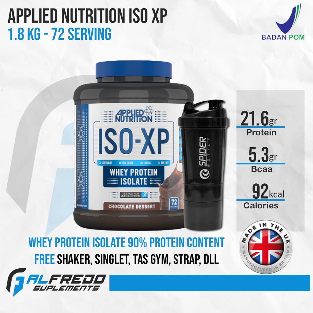 Jual Applied Nutrition ISO XP Whey Protein Isolate Iso XP 72 Serv no