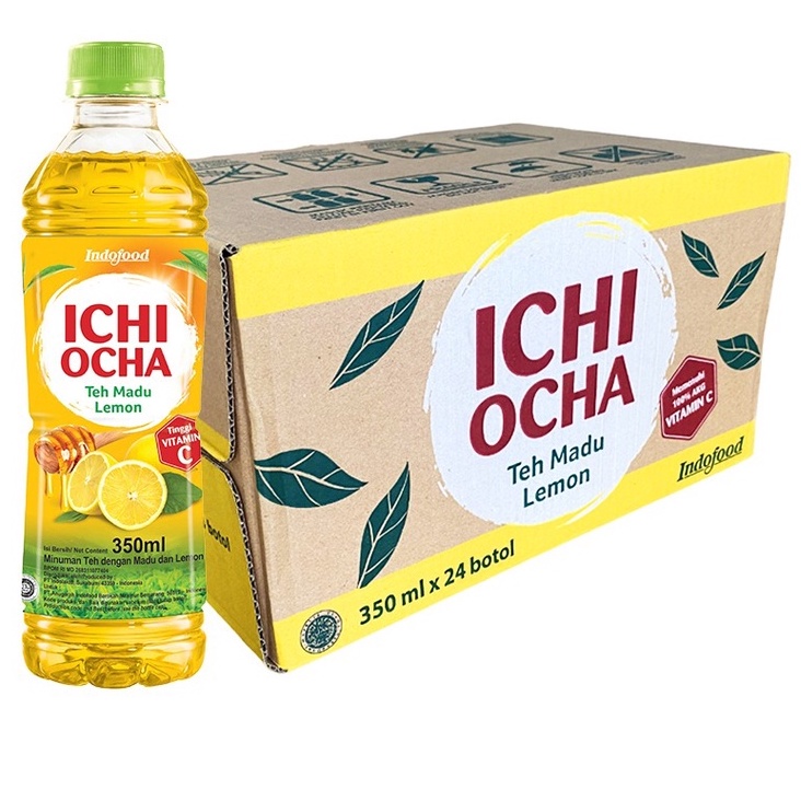 Jual ICHI OCHA Honey Lemon Minuman Teh Lemon Madu 350ml (24 Botol ...