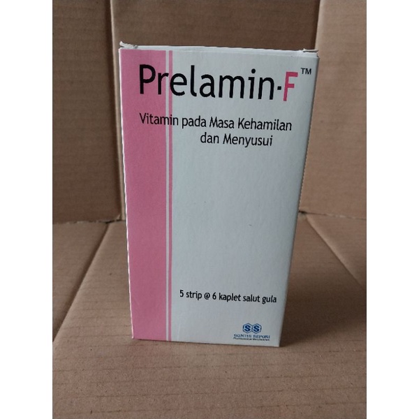 Jual PRELAMIN-F VITAMIN IBU HAMIL DAN MENYUSUI - BOX 30 TABLET EXP 2024 ...
