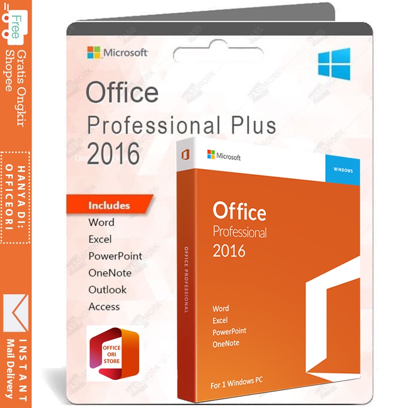 Jual promo Professional Pus Office 2016 - 2019 - 2021 for Windows ...