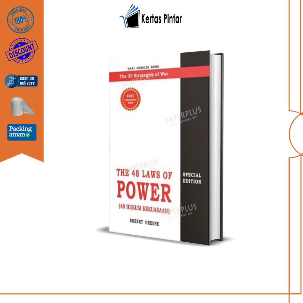 Jual Buku The 48 Laws Of Power (48 Hukum Kekuasaan) Hard Cover - Robert ...