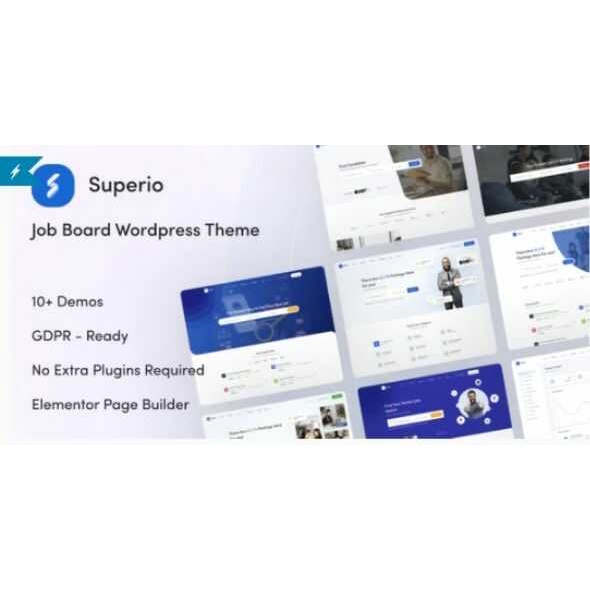 Superio Theme – Job Board WordPress Websites