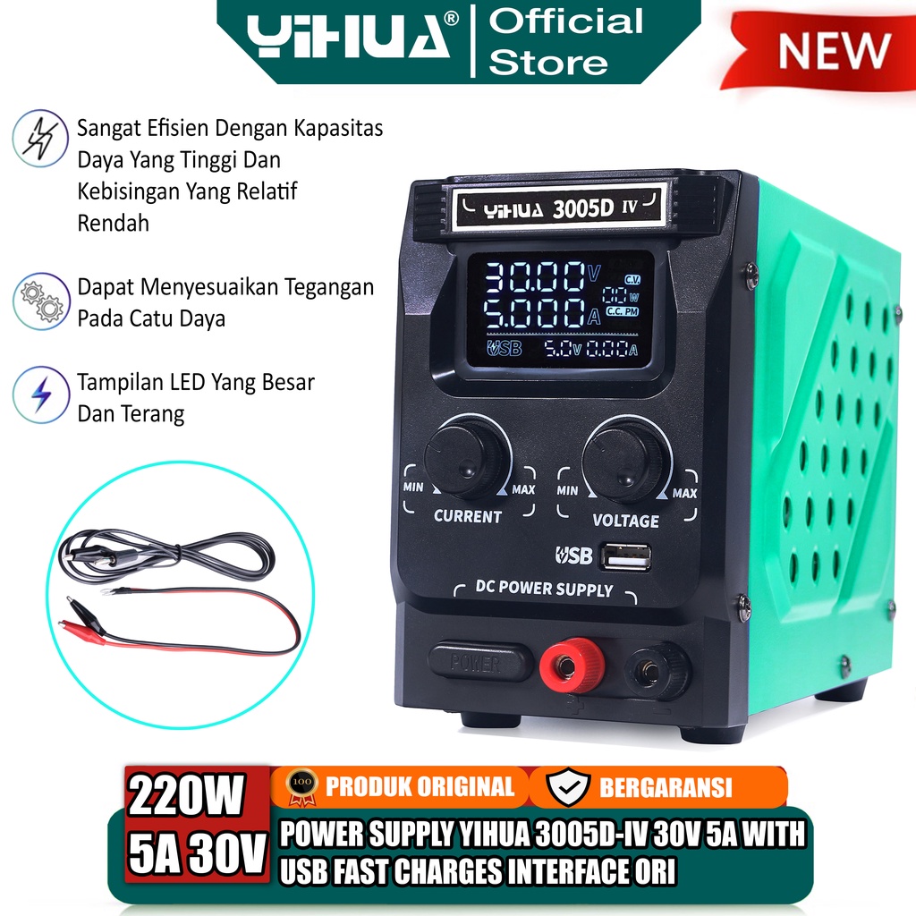 Jual Yihua D Iv Power Supply Hp A V Usb Fast Charge Penghancur