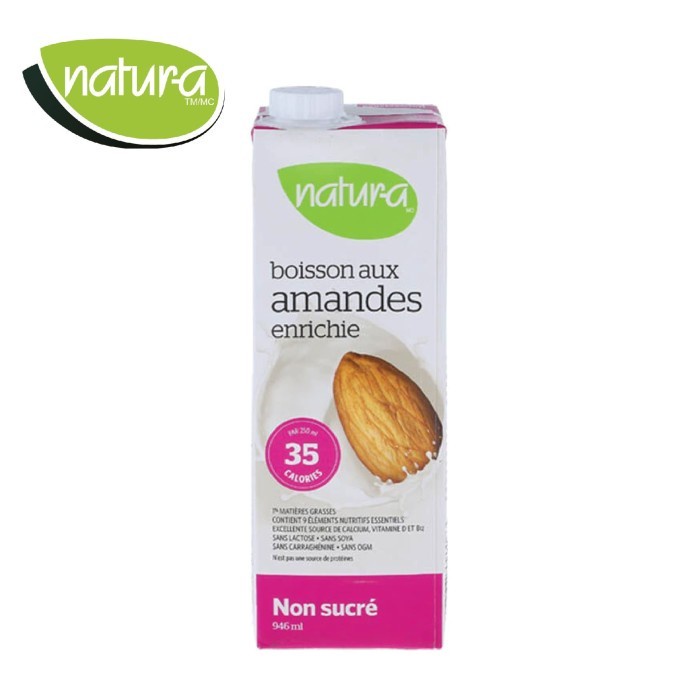 Jual Natura Almond Milk Unsweetened 946mL Shopee Indonesia