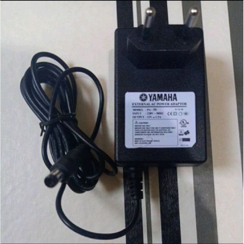 Adattatore Alimentatore 12V Top Charger Per Tastiera Yamaha PSR-E433 - Input 100-240V, Cavo 120 Cm, LED