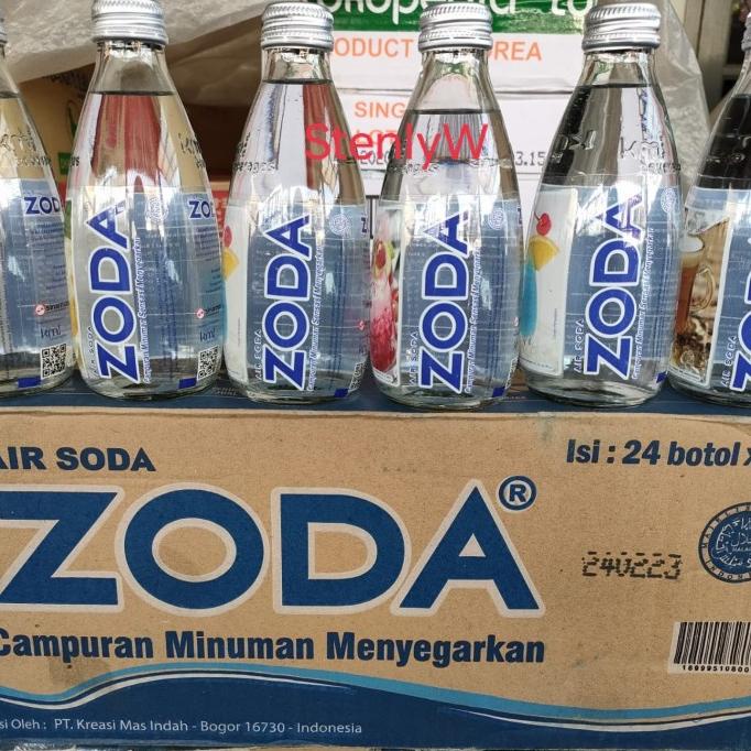 Jual Zoda Air Soda 250ml Botol Air Soda Tawar Botol 250ml 1dus 24btl Shopee Indonesia 5206