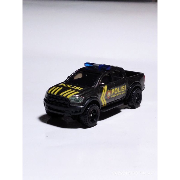 Jual diecast skala 1/64 hotwheels ford Ranger raptor custom polisi ...