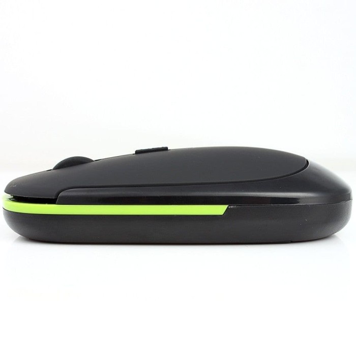 Jual Wireless Mouse With Usb Reciever Slim Mouse Mirip Rappo + Free ...