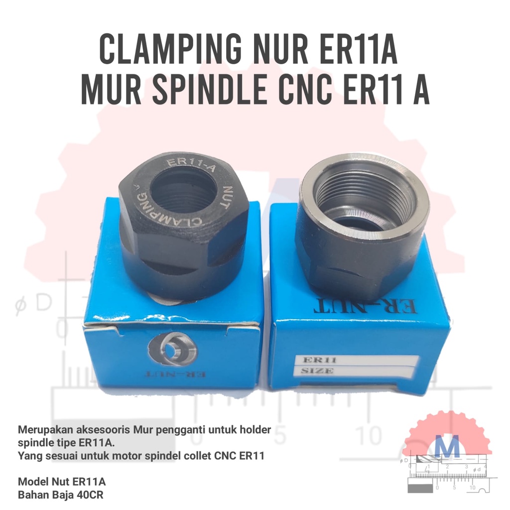 thumbnail image 2 of CNC Milling Tool Holder Collet Chuck Holder Shank Chuck High Speed Shank Collet Chuck Steel MTA2-ER32 For CNC Lathe 2 of 14