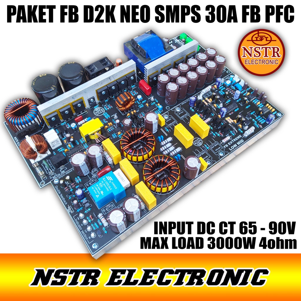 Jual Paket fullbridge D2K neo dan smsps 30A fb pfc dan smps bias 12v 3A ...