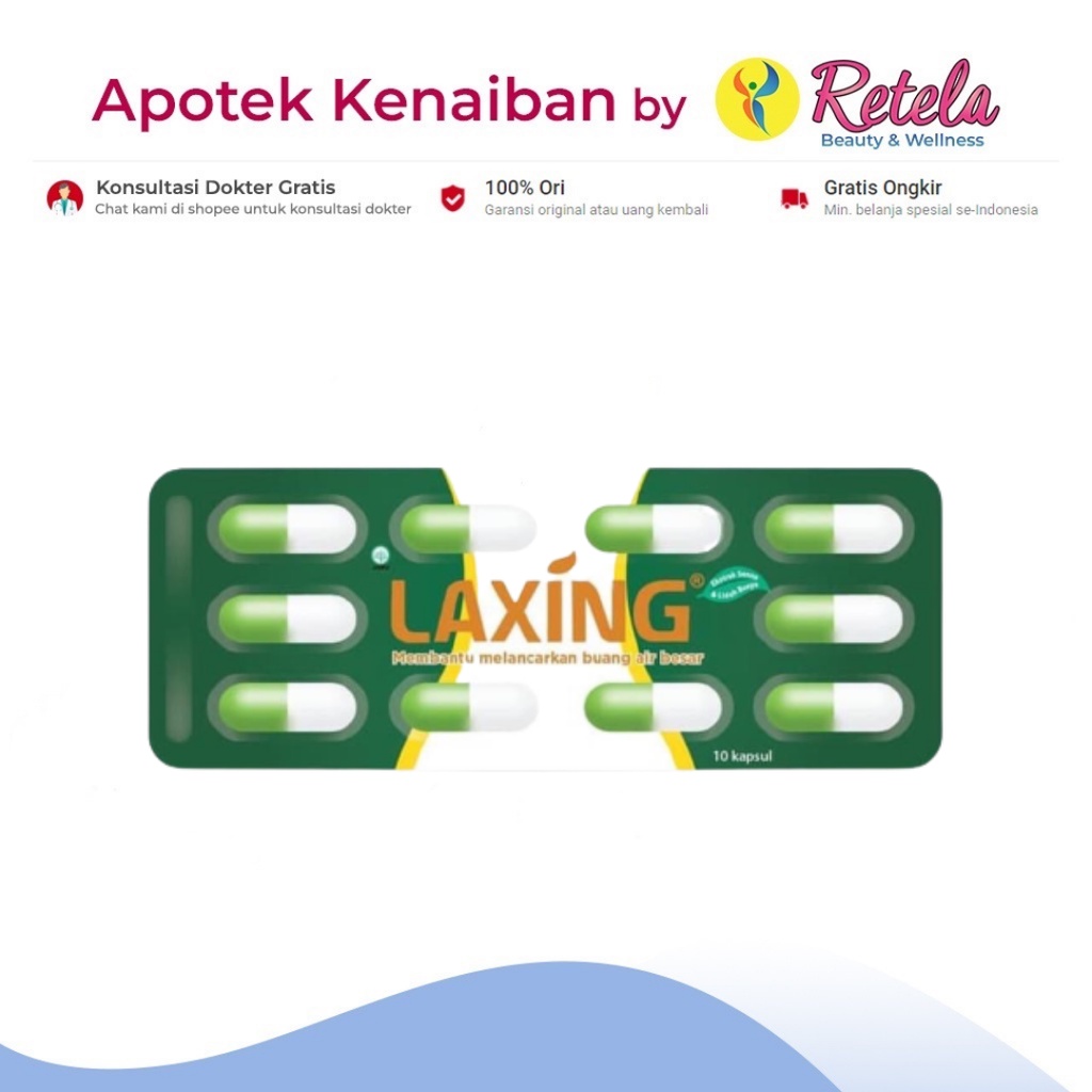 Jual LAXING 1 BLISTER 10 CAPSUL | Shopee Indonesia