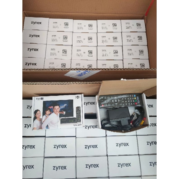 Jual STB set top box Zyrex ZBOX SNI bergaransi murah Shopee Indonesia