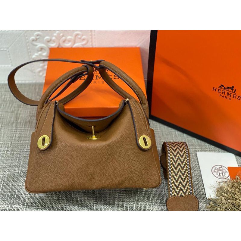 Tas import eks HERMES paris made in France lindy abu2 kecil ad