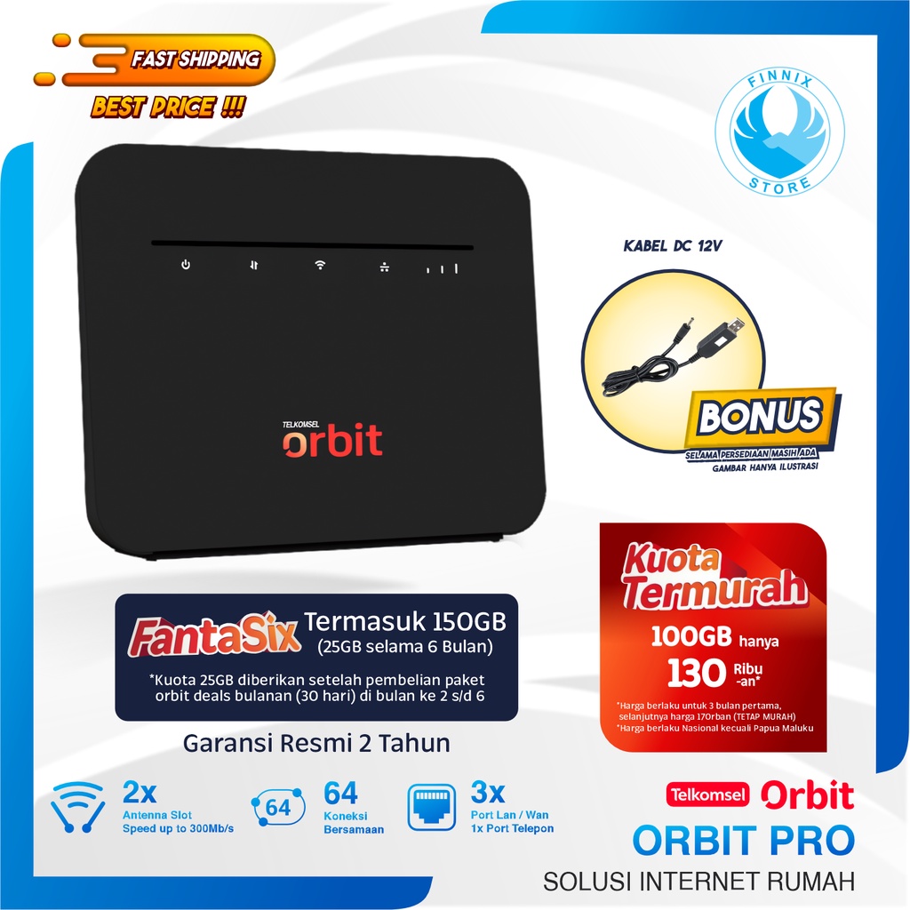 Jual Modem Router Hkm Orbit Pro Hkm Free Kouta Gb Shopee Indonesia