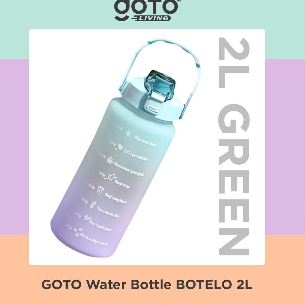 Jual duy-95 Goto Botelo Botol Motivasi Minum 2 Liter Jumbo Tumblr Air ...