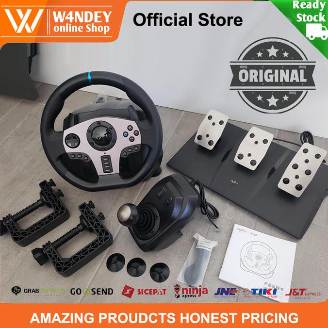 Jual Ori PxnV9 Steering Wheel With Clutch Shifter Alternatif Logitech