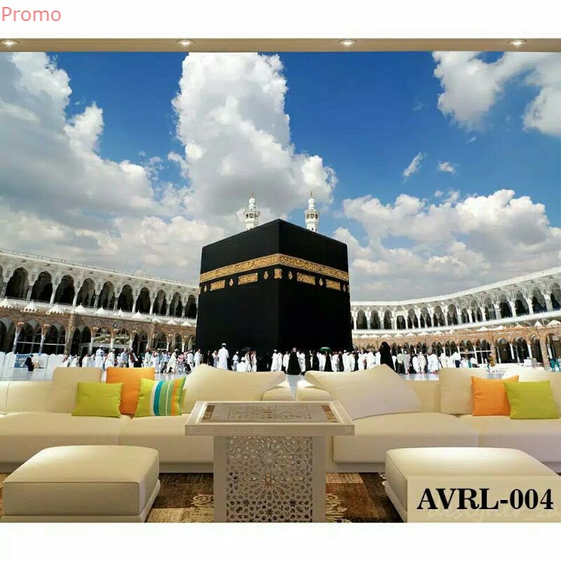 Jual WALLPAPER 3D WALLPAPER CUSTOM WALLPAPER KABAH MEKKAH | Shopee