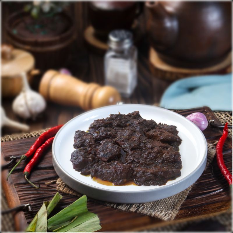 Jual Rendang Minang 1000 Gram Daging Paha Sapi | Shopee Indonesia
