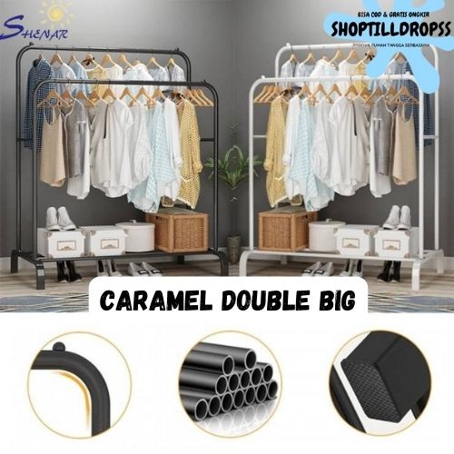 Jual Baru Rak Gantung Rak Double Stand Hanger Double Pole Big Shenar