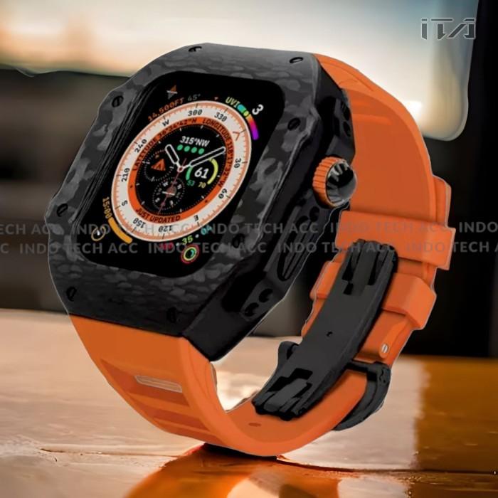 Applewatch Case Carbon Racing 時計 44 45 Applewatch Case Carbon