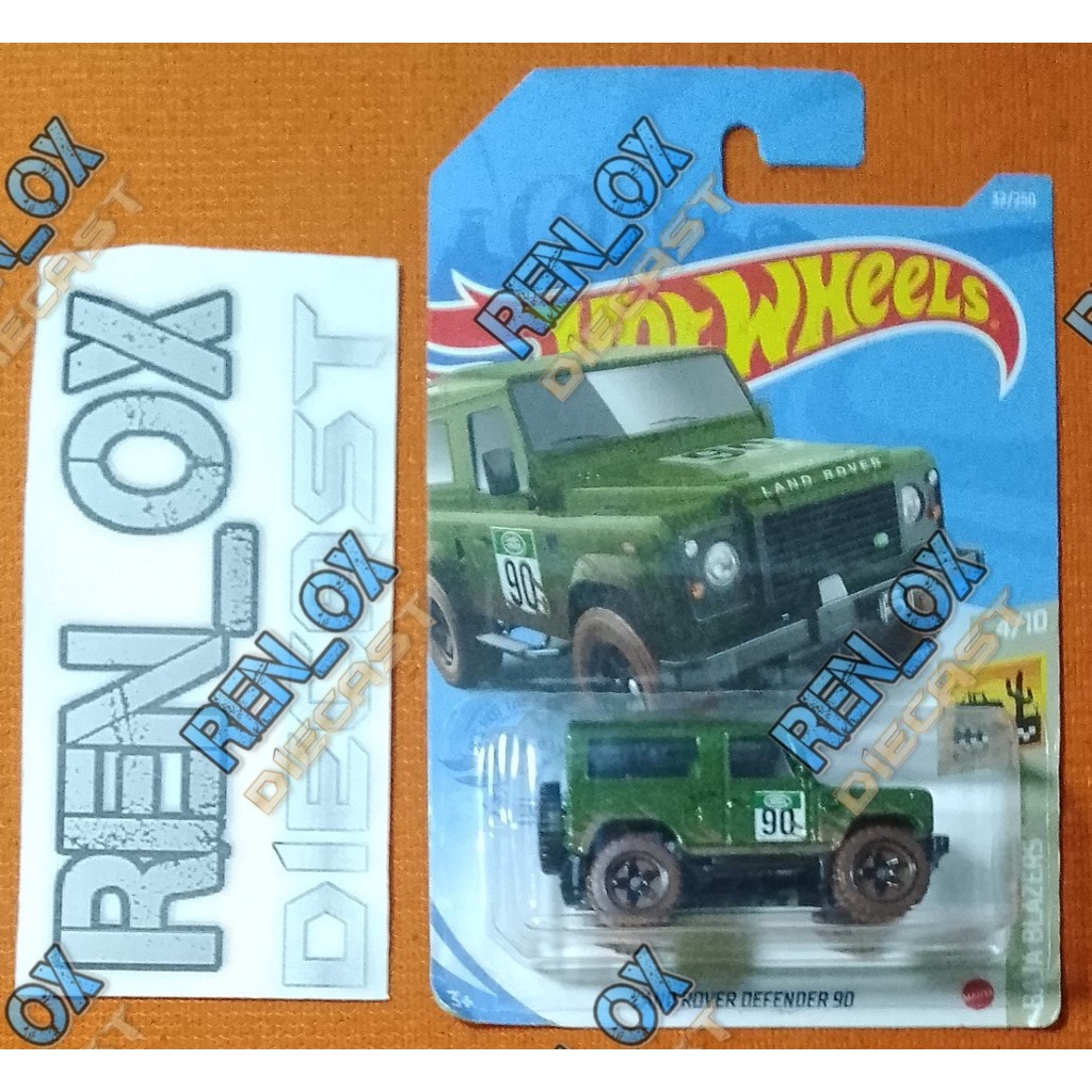 Jual Hot Wheels - HotWheels - HW Land Rover Defender 90 Hijau Gelap ...