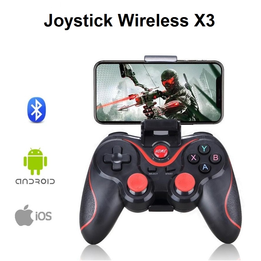 Jual Gamepad X3 Bluetooth Joystick Wireless Controller | Shopee Indonesia